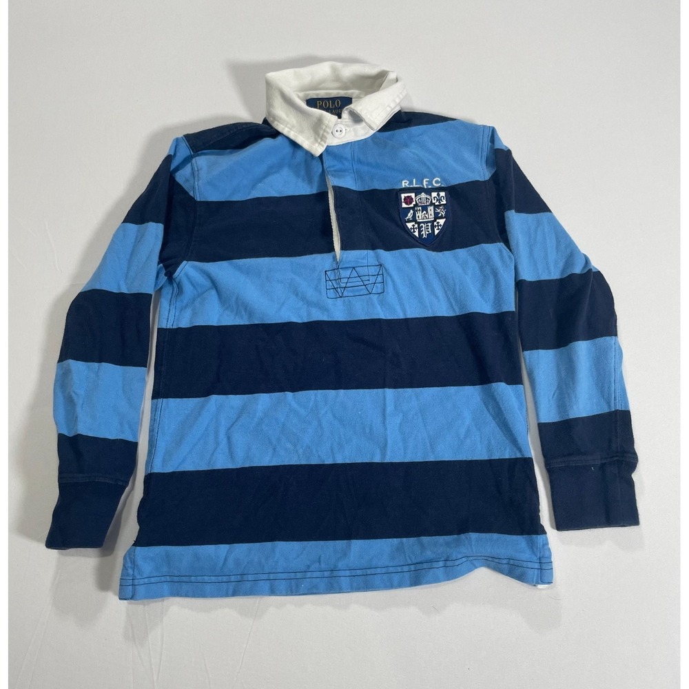 Ralph Lauren Boys S (8) Long Sleeve Rugby Polo Shirt Crest RLFC #15